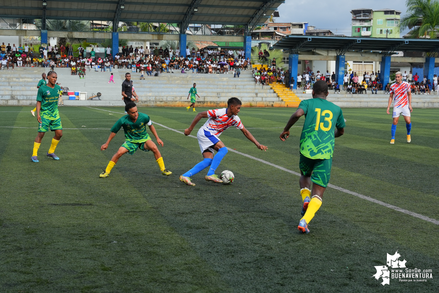 Algo más de 400 personas, asistieron al partido de fútbol internacional Sub-20 entre Buenaventura Vs. Puerto Cabello
