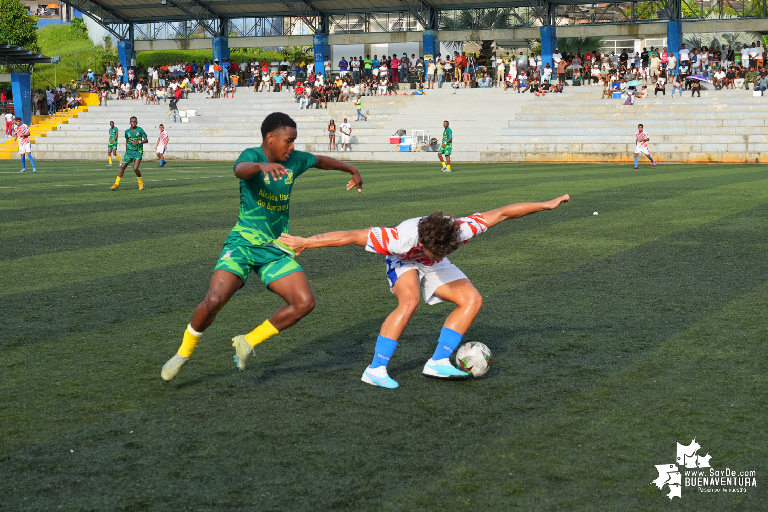 Algo más de 400 personas, asistieron al partido de fútbol internacional Sub-20 entre Buenaventura Vs. Puerto Cabello