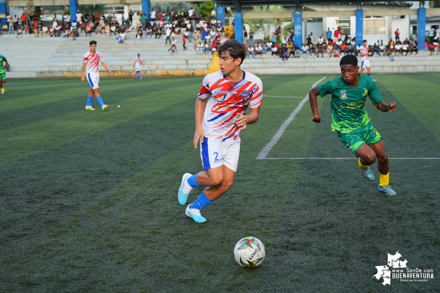 Algo más de 400 personas, asistieron al partido de fútbol internacional Sub-20 entre Buenaventura Vs. Puerto Cabello