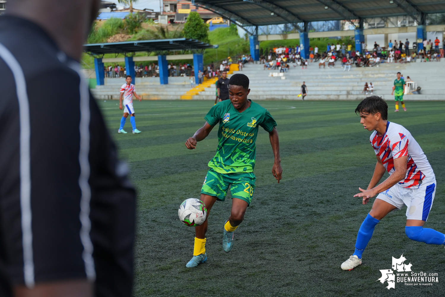 Algo más de 400 personas, asistieron al partido de fútbol internacional Sub-20 entre Buenaventura Vs. Puerto Cabello