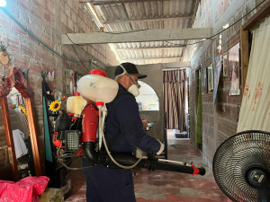 La Secretaría de Salud de Buenaventura inició las acciones de control y mitigación de la malaria en el corregimiento de Zaragoza