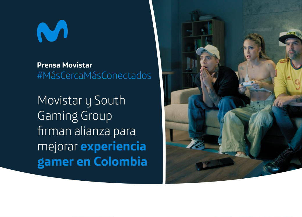 Movistar y South Gaming Group firman alianza para mejorar experiencia gamer en Colombia