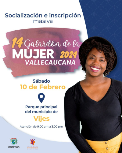 Jornadas descentralizadas para inscripciones al Galardón de la Mujer Vallecaucana