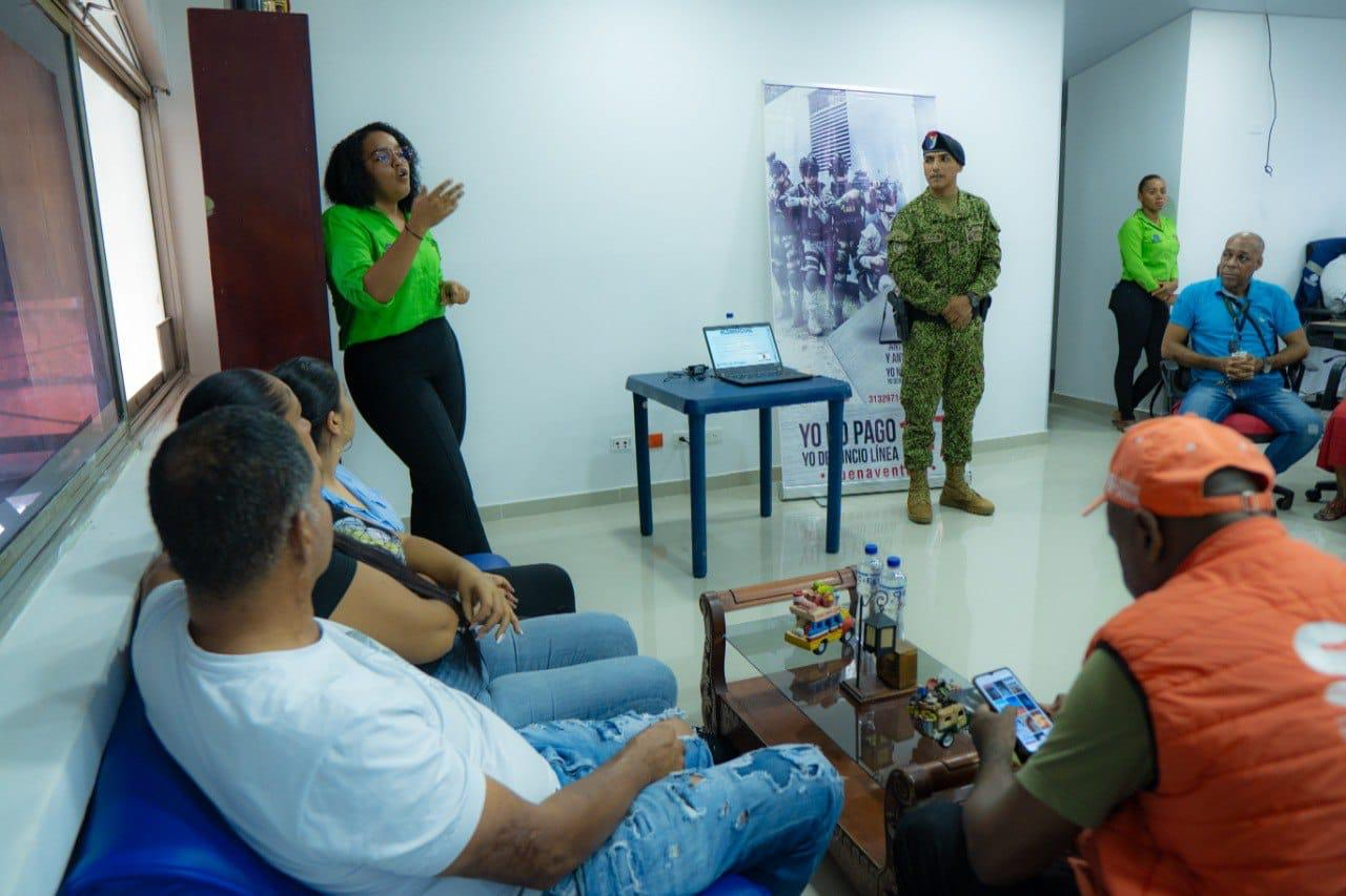 Activan plan de prevención contra la extorsión dirigido a usuarios y empresarios de la Terminal de Transportes de Buenaventura 
