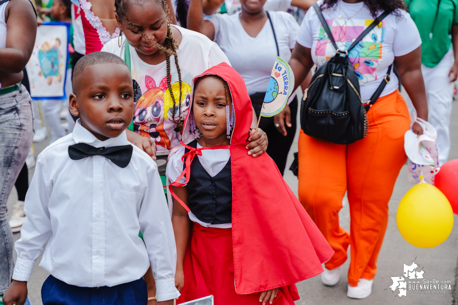 Menores participaron en el Carnavalito de la Alegría realizado por la Alcaldía Distrital de Buenaventura 