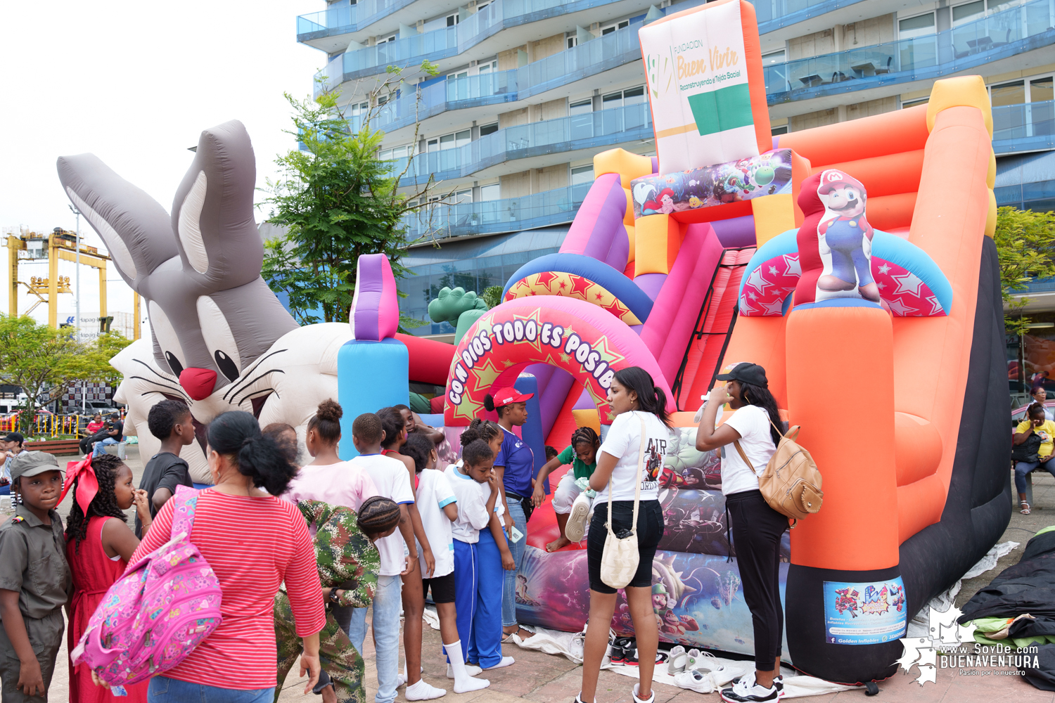Menores participaron en el Carnavalito de la Alegría realizado por la Alcaldía Distrital de Buenaventura 