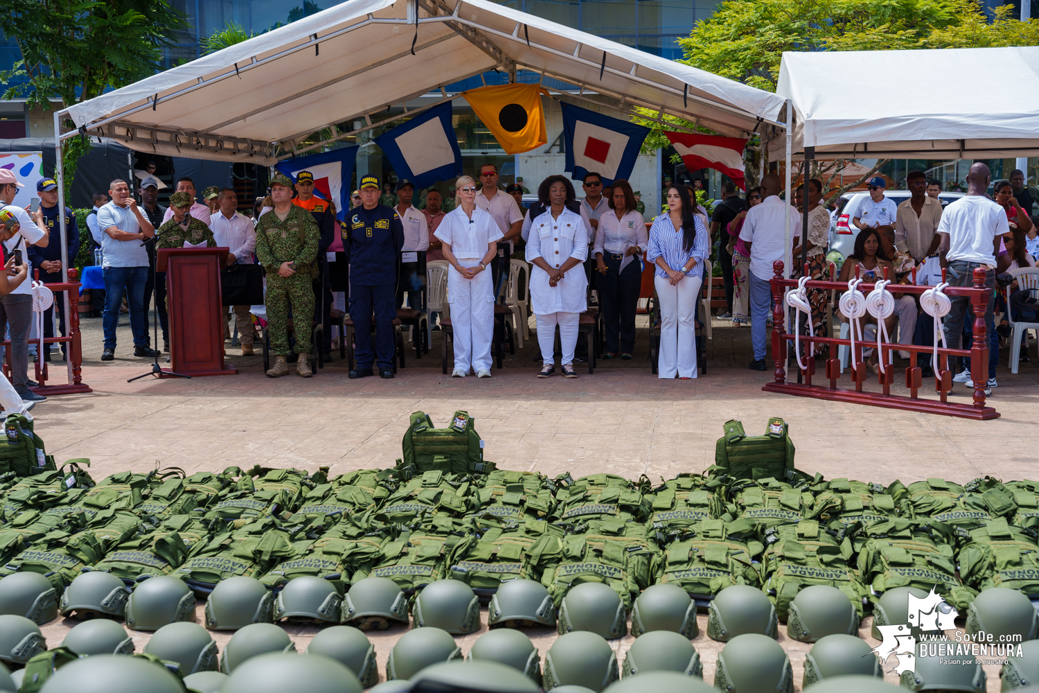 La Gobernación del Valle entregó 765 elementos de protección a la Armada Nacional en Buenaventura 