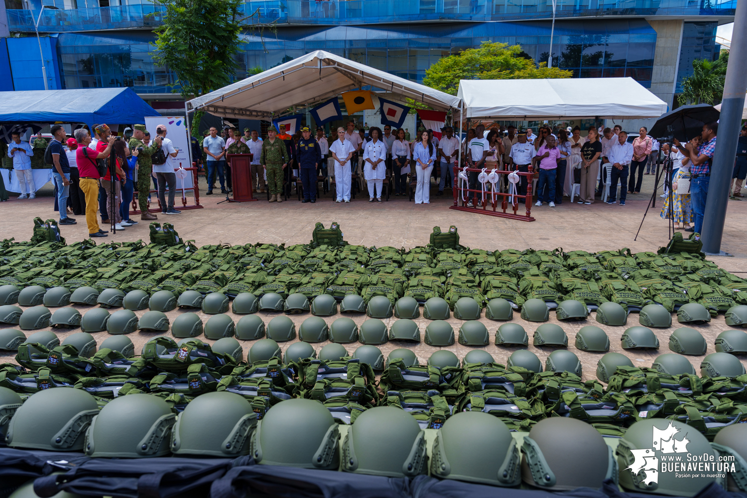 La Gobernación del Valle entregó 765 elementos de protección a la Armada Nacional en Buenaventura 