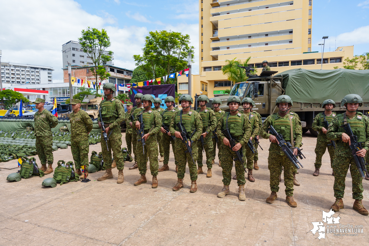 La Gobernación del Valle entregó 765 elementos de protección a la Armada Nacional en Buenaventura 