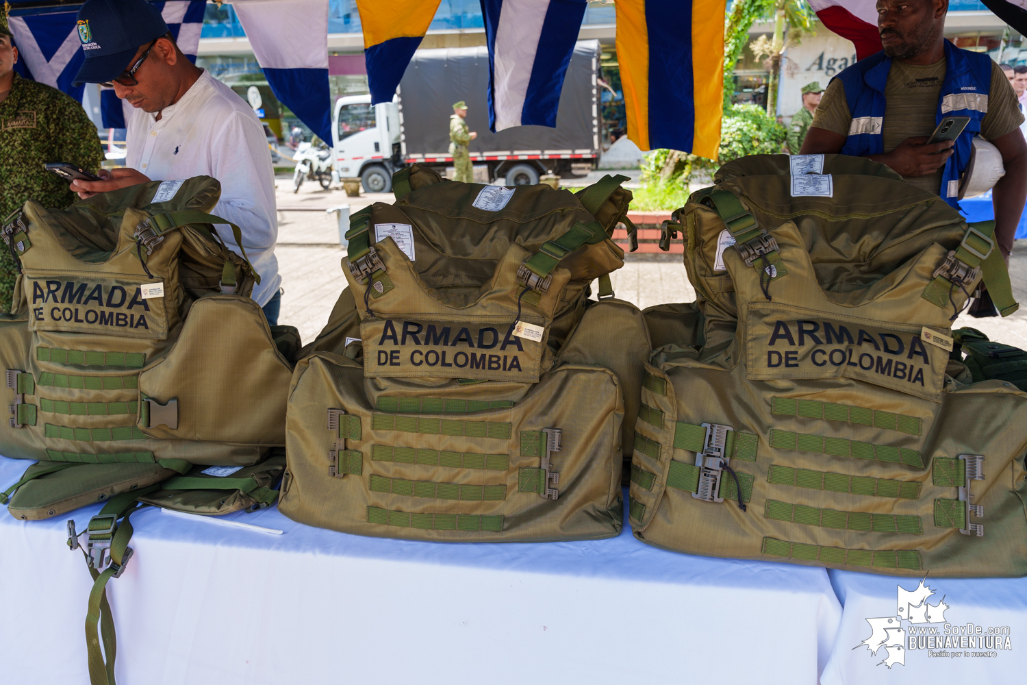 La Gobernación del Valle entregó 765 elementos de protección a la Armada Nacional en Buenaventura 