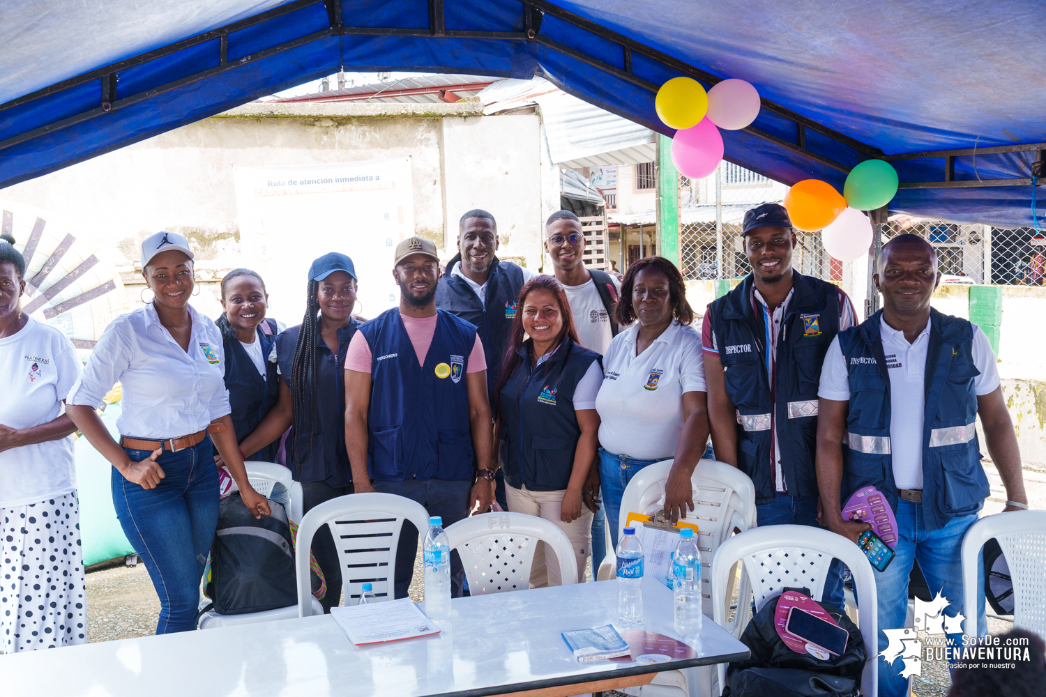 Se realizó una jornada de atención institucional entre la Gobernación del Valle y la Alcaldía Distrital en el barrio Juan XXIII de Buenaventura