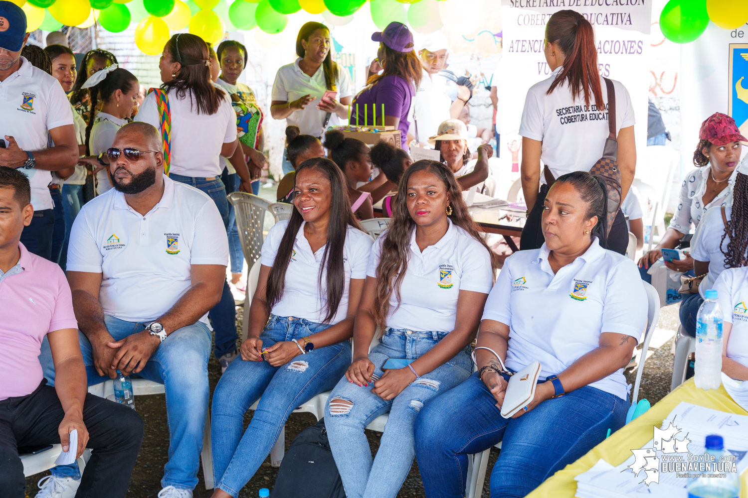 Se realizó una jornada de atención institucional entre la Gobernación del Valle y la Alcaldía Distrital en el barrio Juan XXIII de Buenaventura