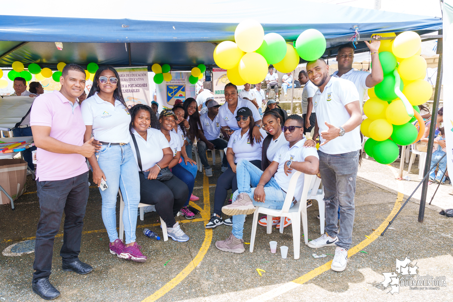 Se realizó una jornada de atención institucional entre la Gobernación del Valle y la Alcaldía Distrital en el barrio Juan XXIII de Buenaventura