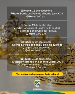 Buenaventura se prepara para el 34 Festival Folclórico del Pacífico y la elección de la Señorita Litoral