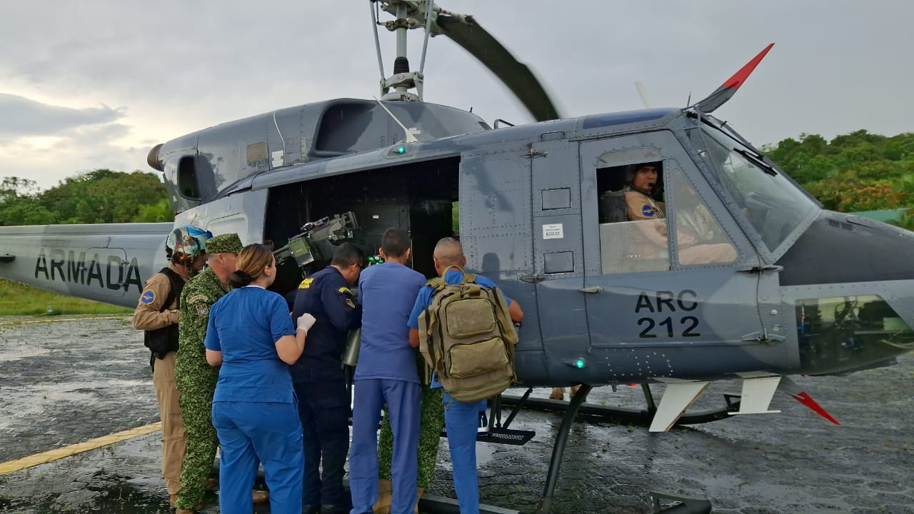 Menor de edad con complicaciones médicas fue evacuada desde Bahía Málaga hasta el casco urbano de Buenaventura