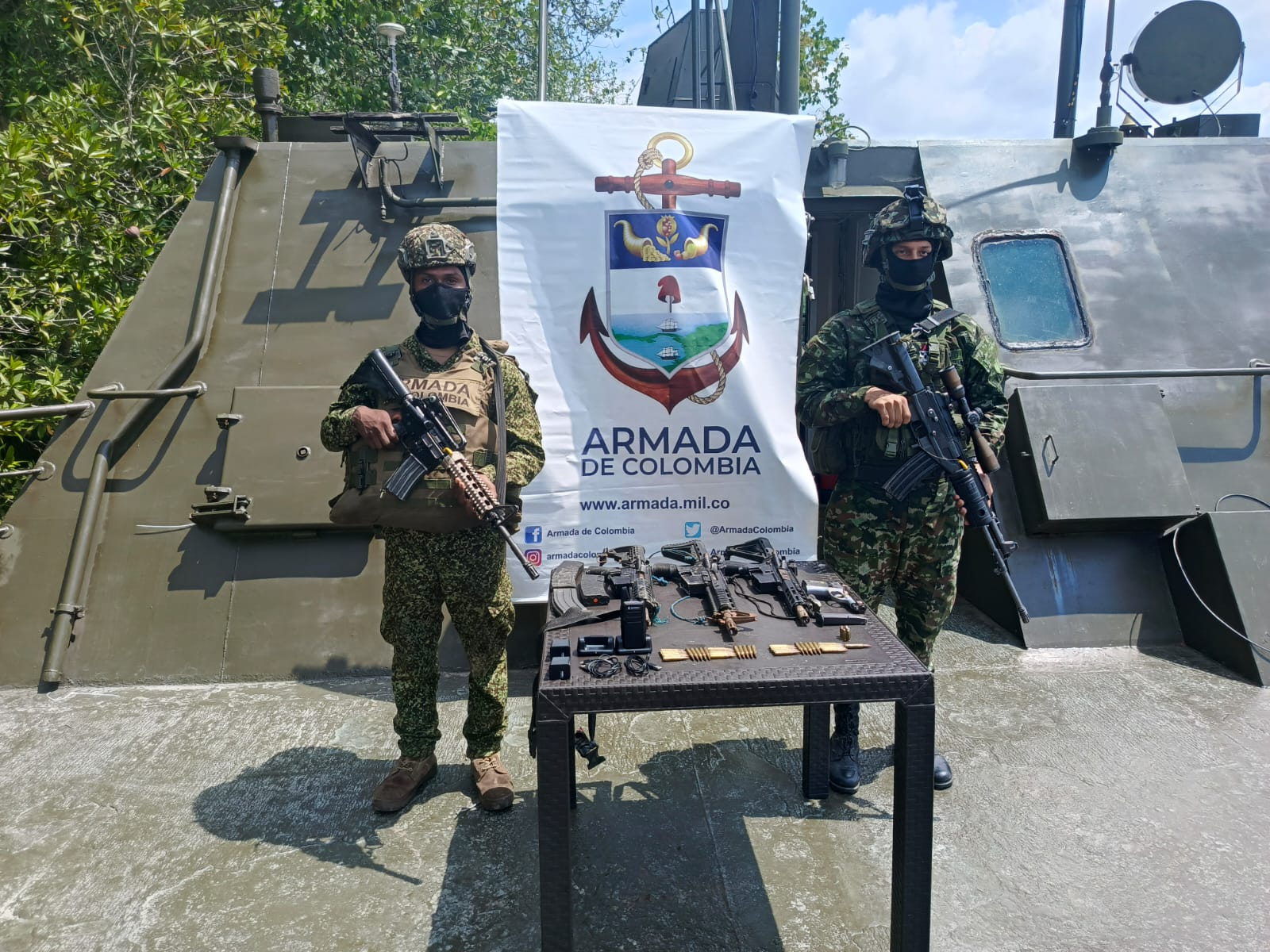 Las Fuerzas Militares incautaron material a las disidencias de las Farc