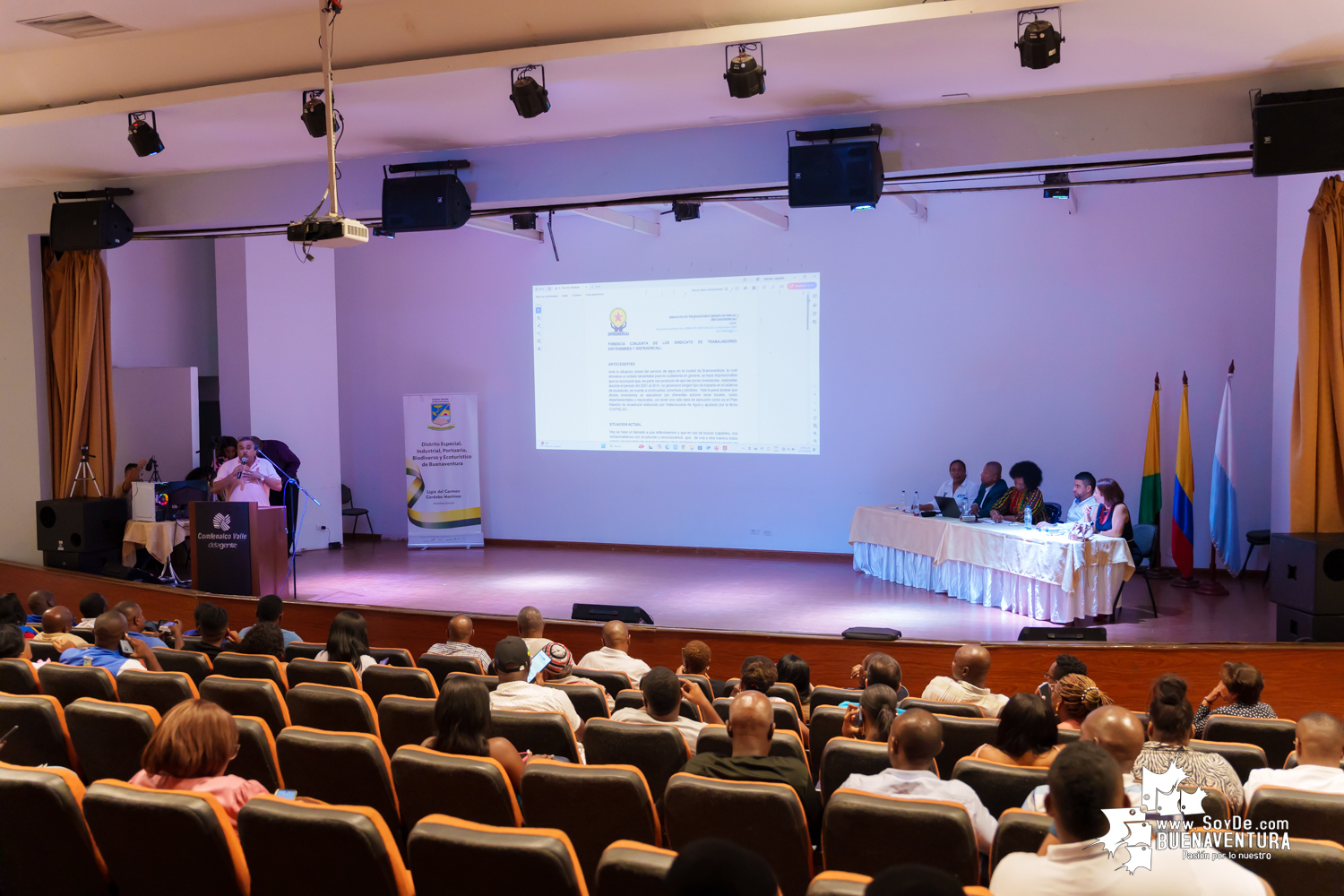 En Audiencia Pública del Agua en Buenaventura, se presentaron diferentes propuestas para mejorar la prestación del servicio 