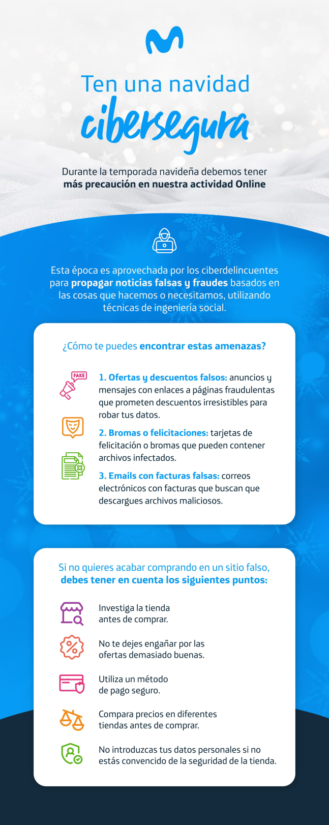 Recomendaciones de Movistar para disfrutar de una Navidad cibersegura  