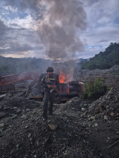 Protegiendo el Medio Ambiente: Operación Contra la Minería Ilegal