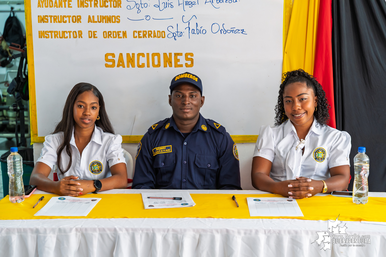 El Capitán Haider Grijalba asumió la comandancia del Meritorio Cuerpo de Bomberos Voluntarios de Buenaventura