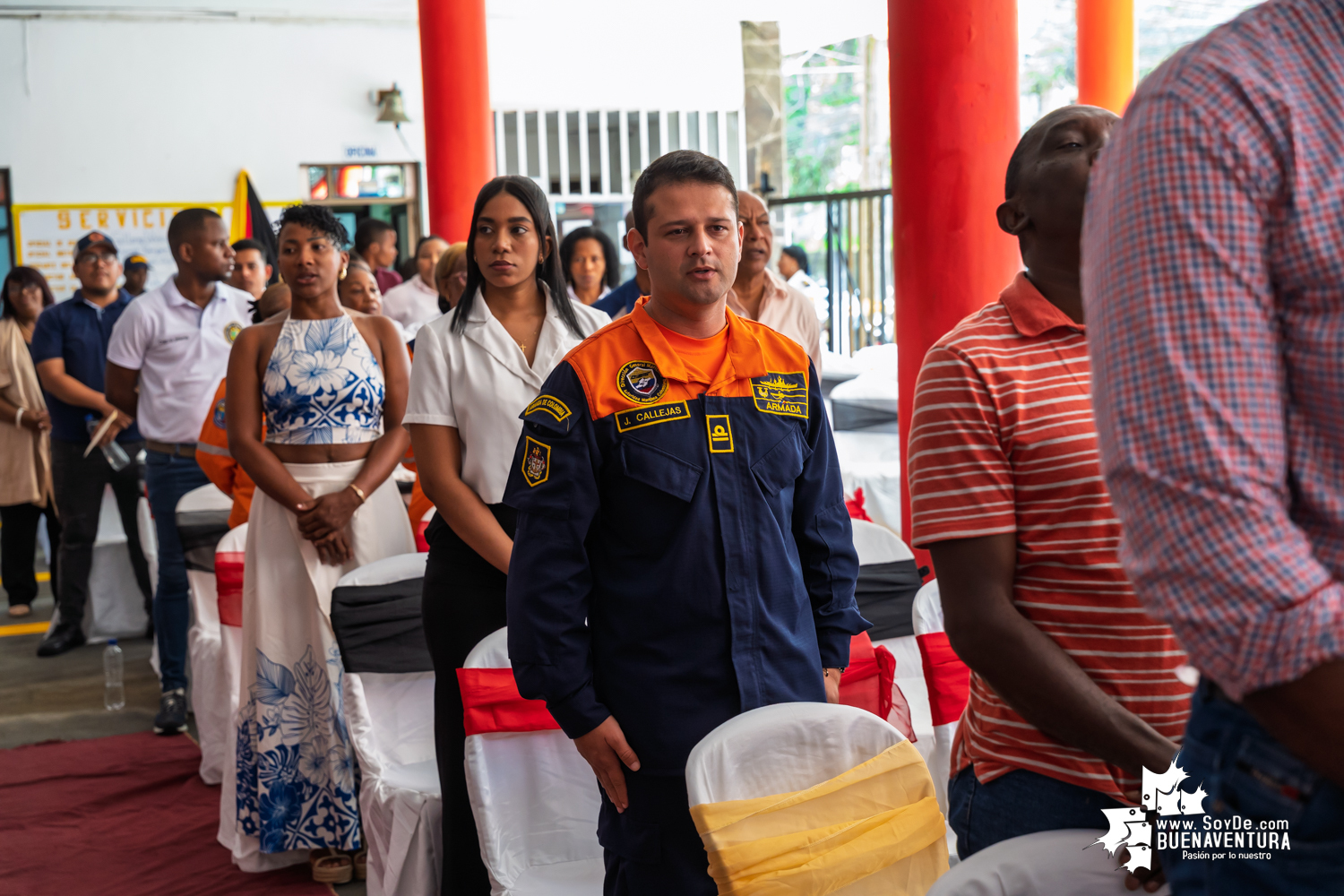 El Capitán Haider Grijalba asumió la comandancia del Meritorio Cuerpo de Bomberos Voluntarios de Buenaventura