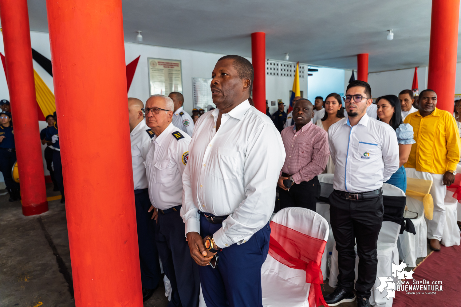 El Capitán Haider Grijalba asumió la comandancia del Meritorio Cuerpo de Bomberos Voluntarios de Buenaventura