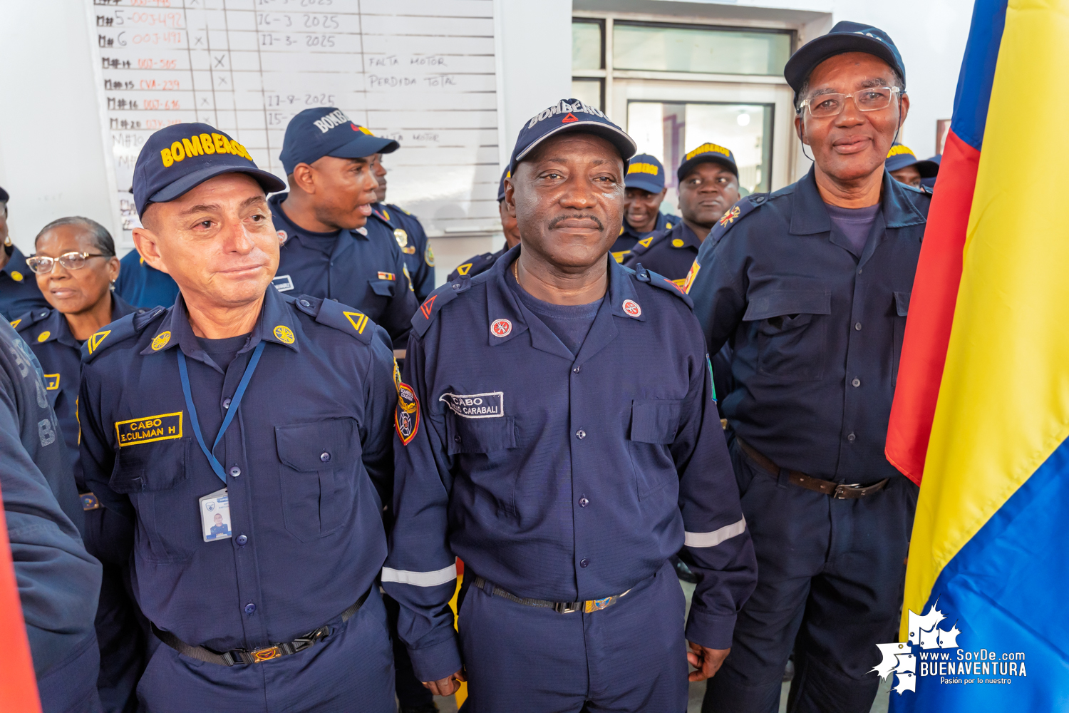 El Capitán Haider Grijalba asumió la comandancia del Meritorio Cuerpo de Bomberos Voluntarios de Buenaventura
