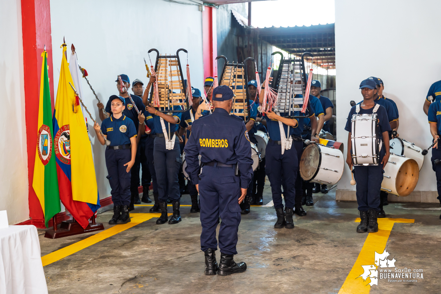 El Capitán Haider Grijalba asumió la comandancia del Meritorio Cuerpo de Bomberos Voluntarios de Buenaventura