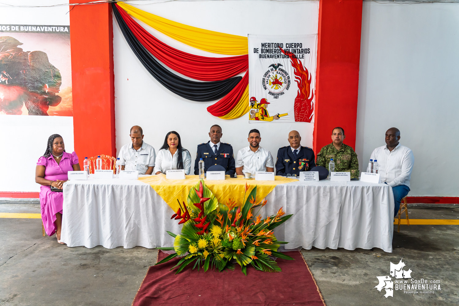 El Capitán Haider Grijalba asumió la comandancia del Meritorio Cuerpo de Bomberos Voluntarios de Buenaventura