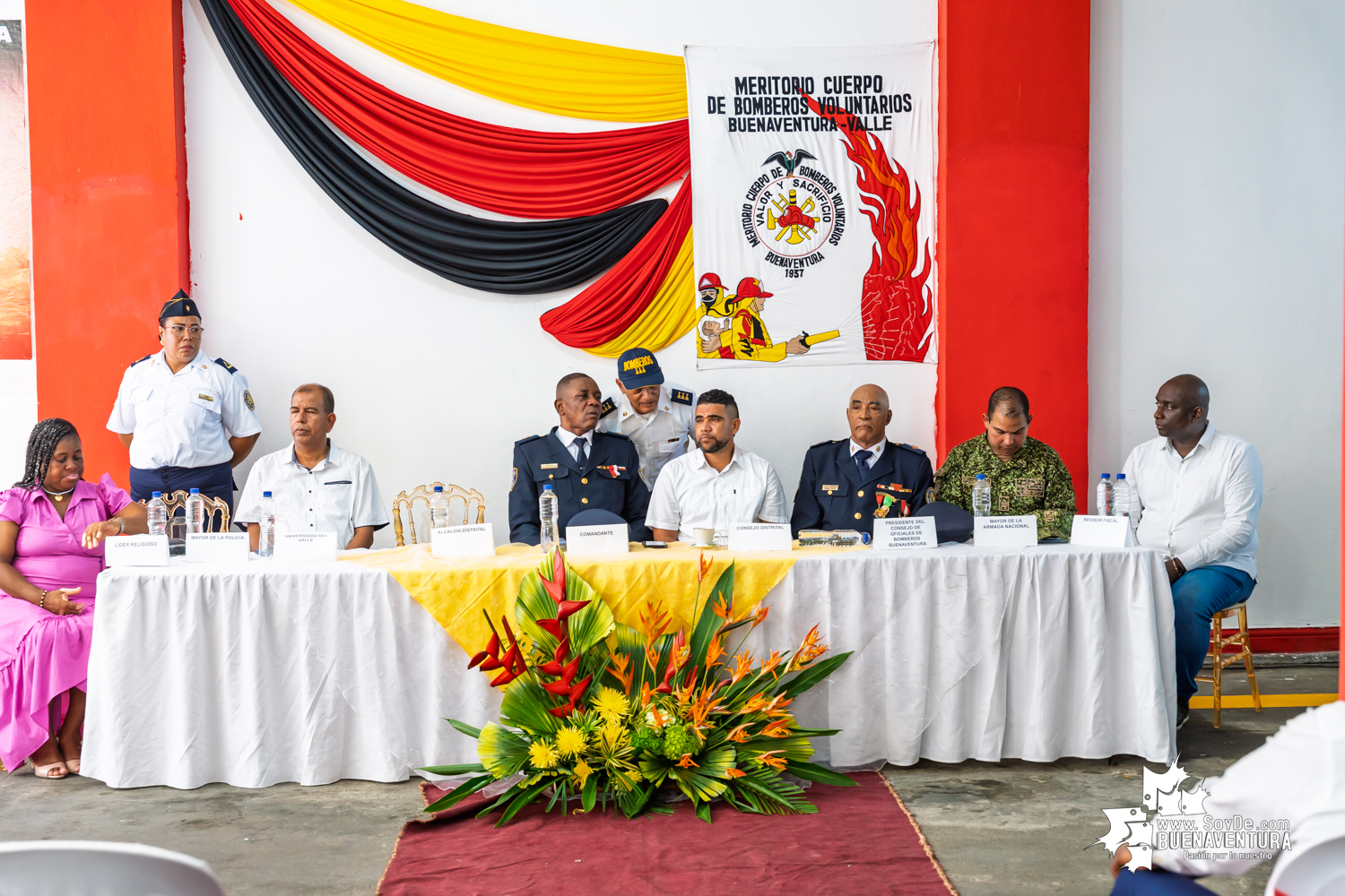 El Capitán Haider Grijalba asumió la comandancia del Meritorio Cuerpo de Bomberos Voluntarios de Buenaventura
