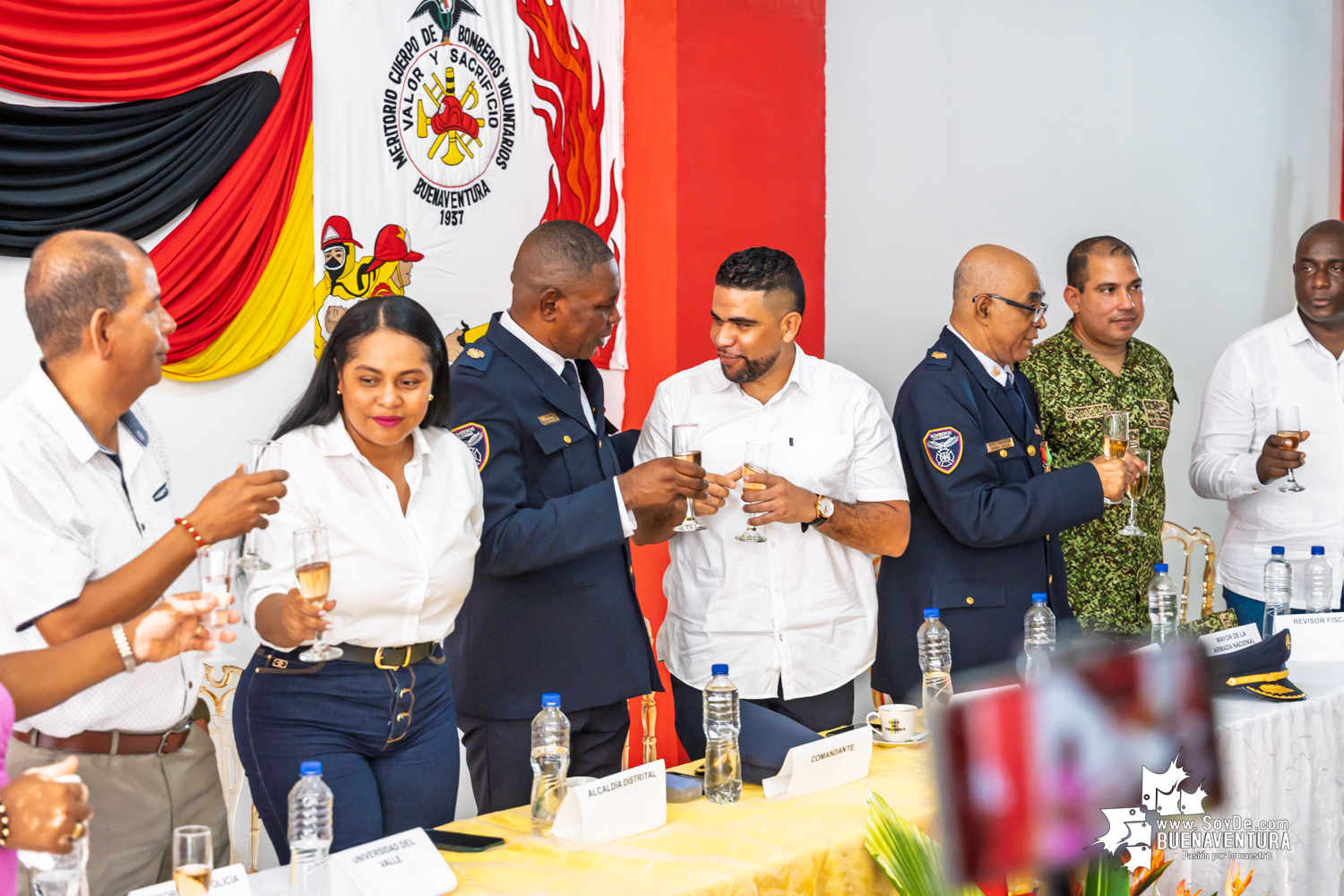 El Capitán Haider Grijalba asumió la comandancia del Meritorio Cuerpo de Bomberos Voluntarios de Buenaventura