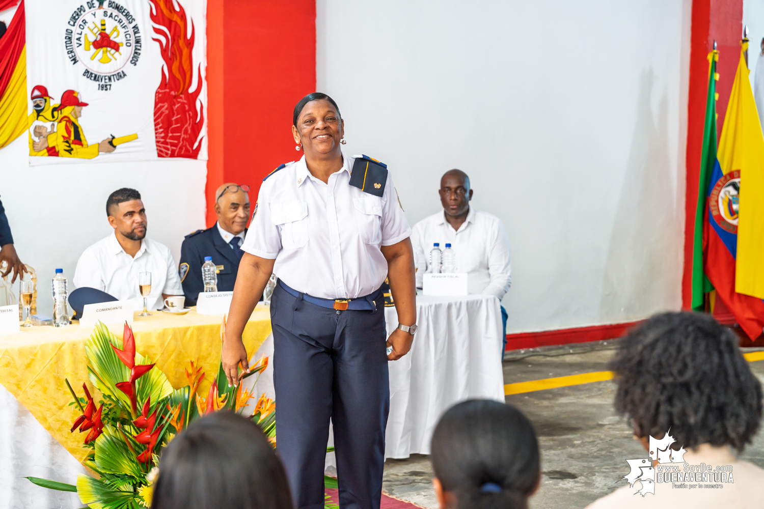 El Capitán Haider Grijalba asumió la comandancia del Meritorio Cuerpo de Bomberos Voluntarios de Buenaventura