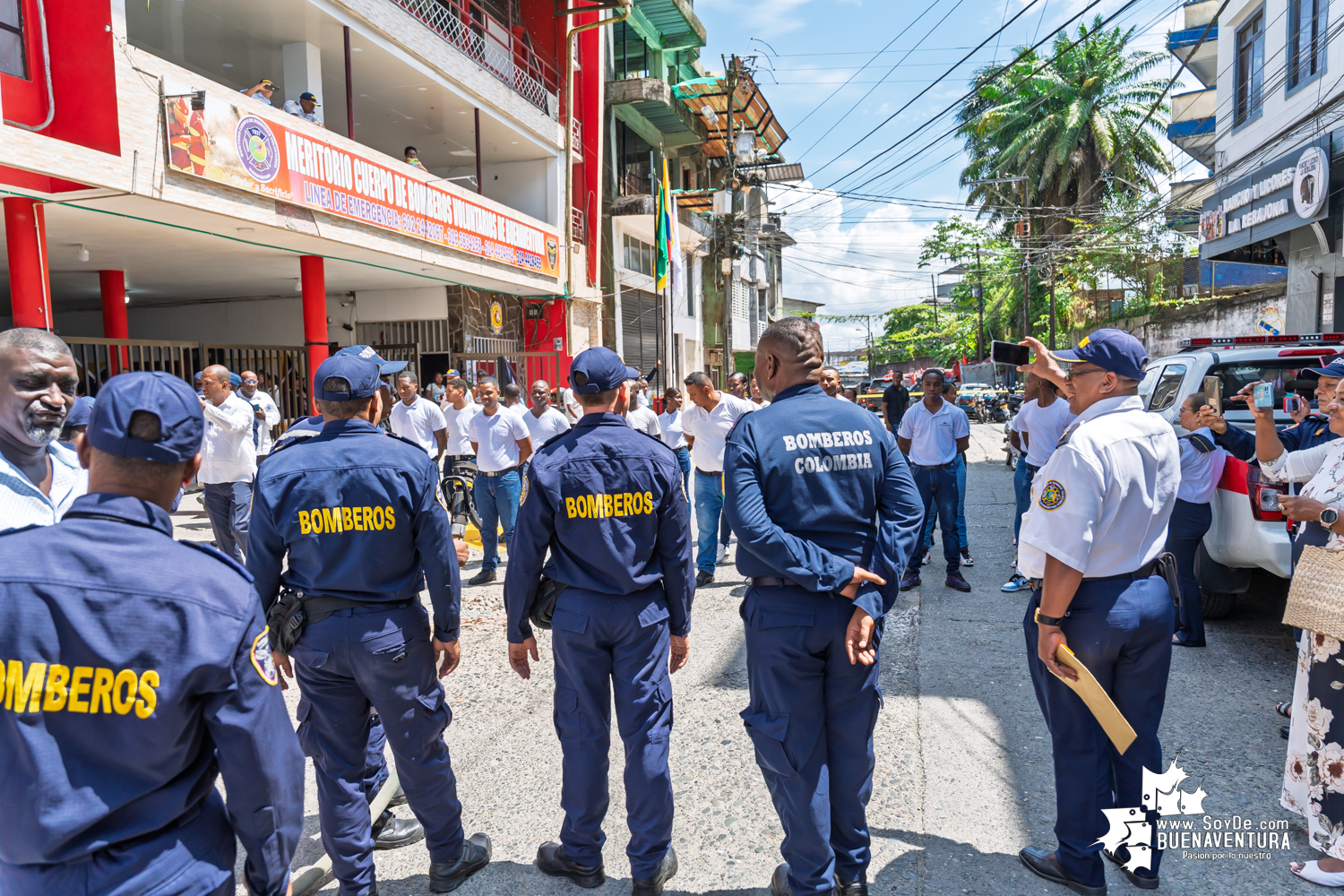 El Capitán Haider Grijalba asumió la comandancia del Meritorio Cuerpo de Bomberos Voluntarios de Buenaventura
