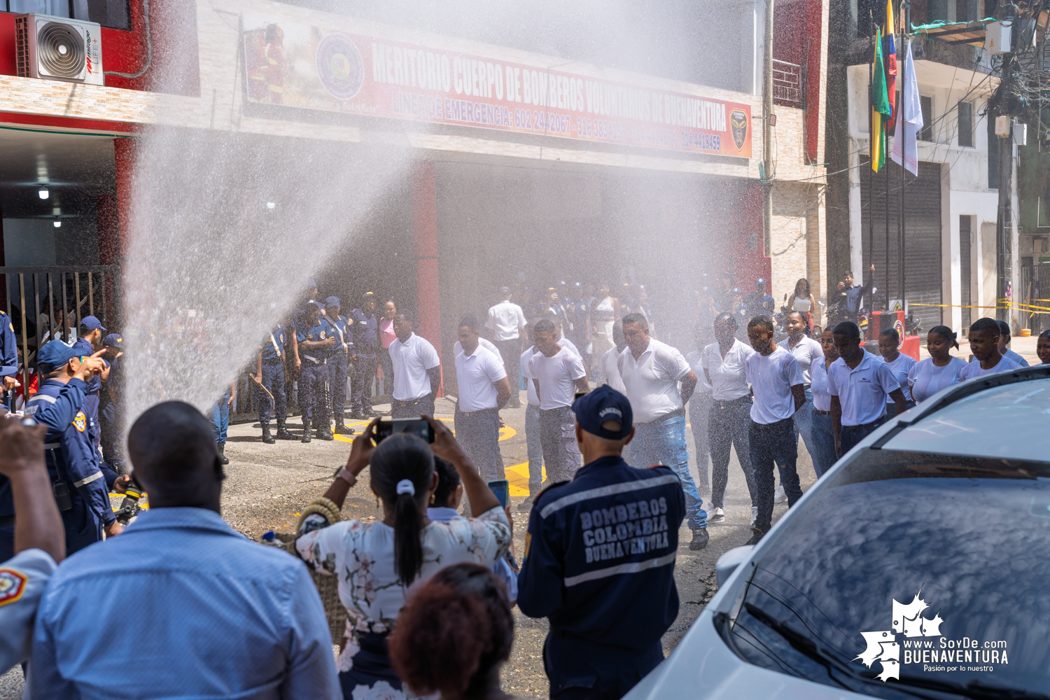 El Capitán Haider Grijalba asumió la comandancia del Meritorio Cuerpo de Bomberos Voluntarios de Buenaventura