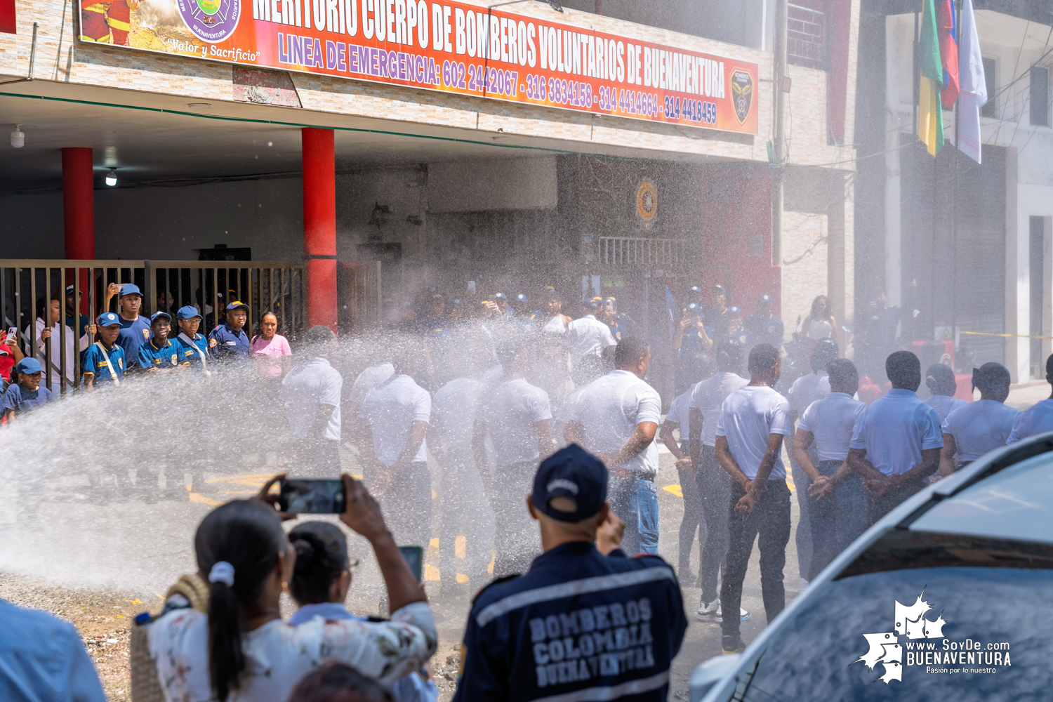 El Capitán Haider Grijalba asumió la comandancia del Meritorio Cuerpo de Bomberos Voluntarios de Buenaventura