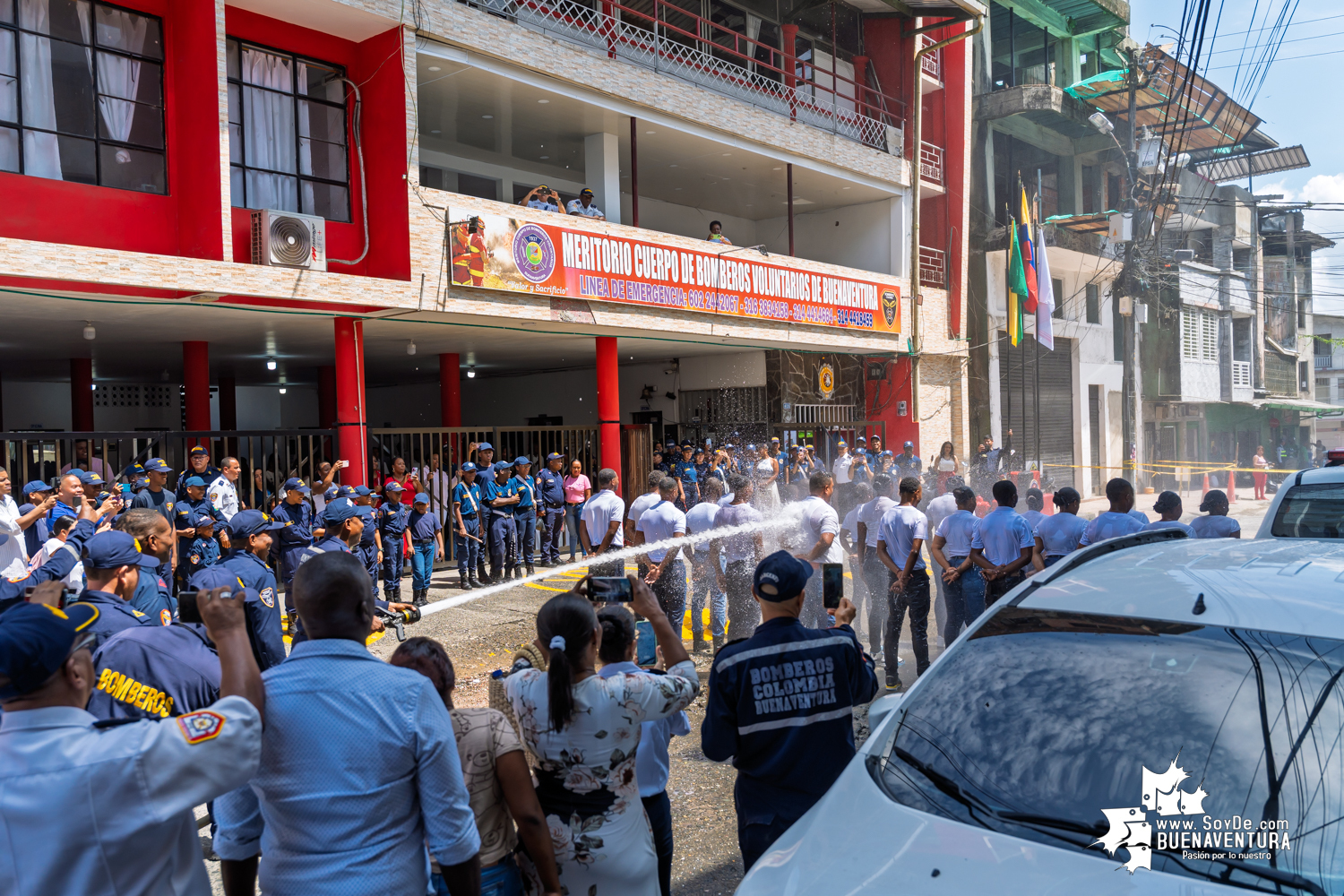 El Capitán Haider Grijalba asumió la comandancia del Meritorio Cuerpo de Bomberos Voluntarios de Buenaventura