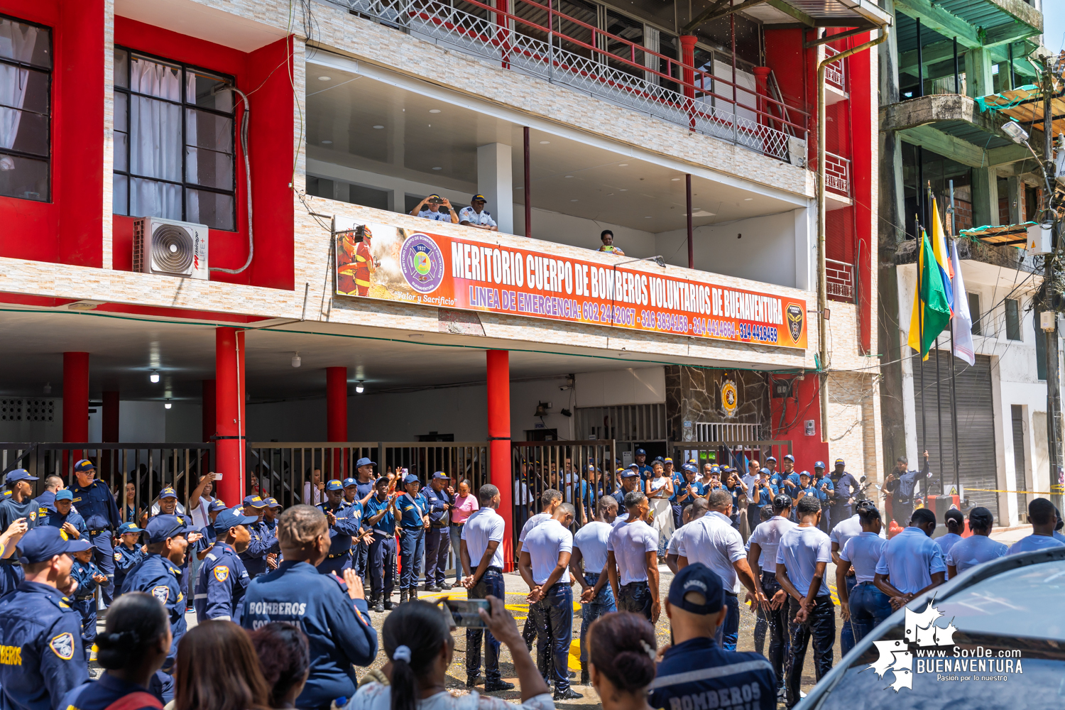 El Capitán Haider Grijalba asumió la comandancia del Meritorio Cuerpo de Bomberos Voluntarios de Buenaventura