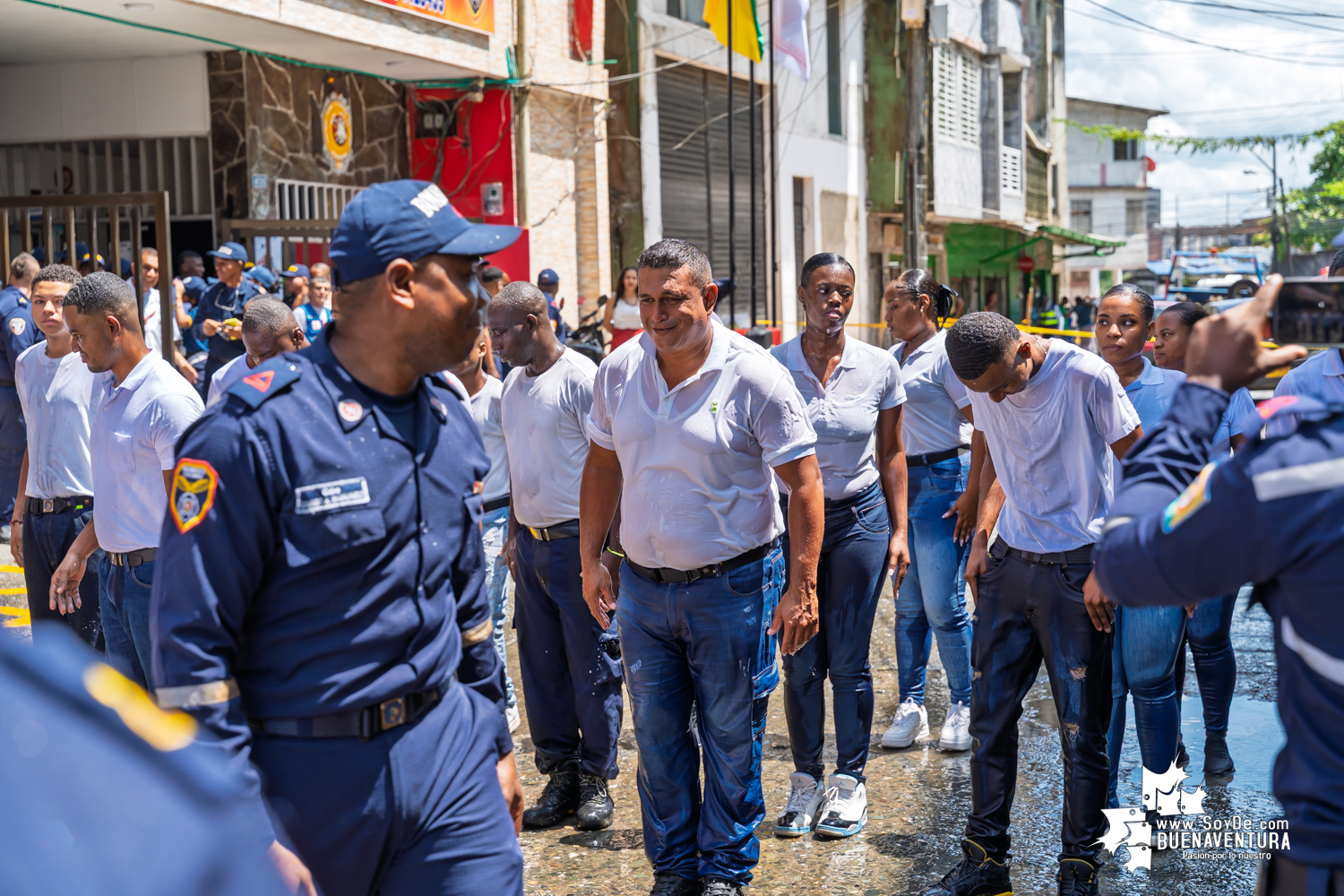El Capitán Haider Grijalba asumió la comandancia del Meritorio Cuerpo de Bomberos Voluntarios de Buenaventura