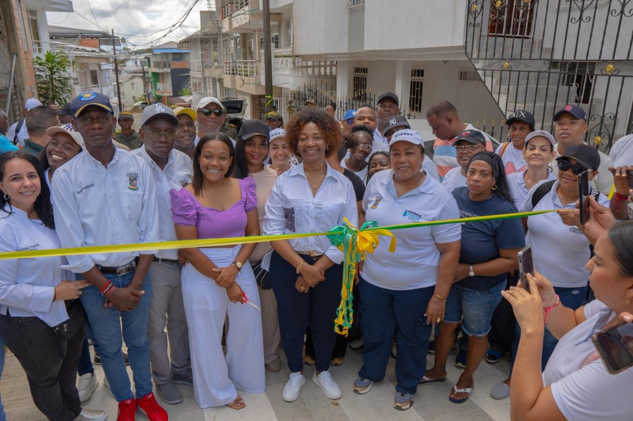 Se entregaron obras de infraestructura en Buenaventura por parte de la alcaldesa Ligia Córdoba Martínez