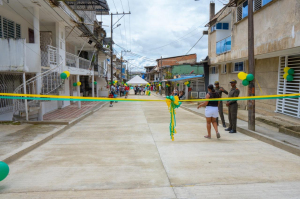 Se entregaron obras de infraestructura en Buenaventura por parte de la alcaldesa Ligia Córdoba Martínez