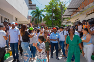 Se entregaron obras de infraestructura en Buenaventura por parte de la alcaldesa Ligia Córdoba Martínez