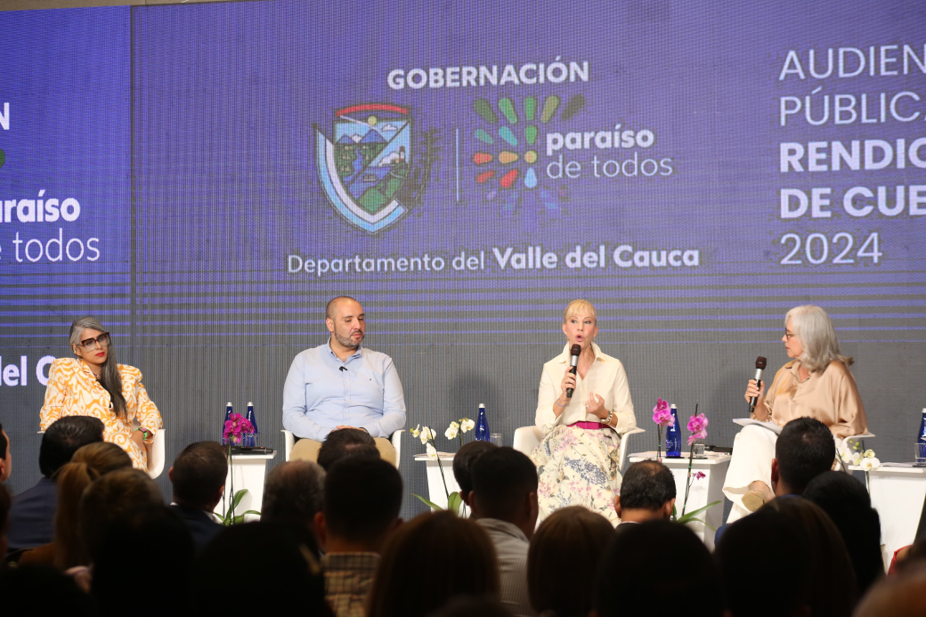 La Gobernadora del Valle del Cauca realizó rendición de cuentas