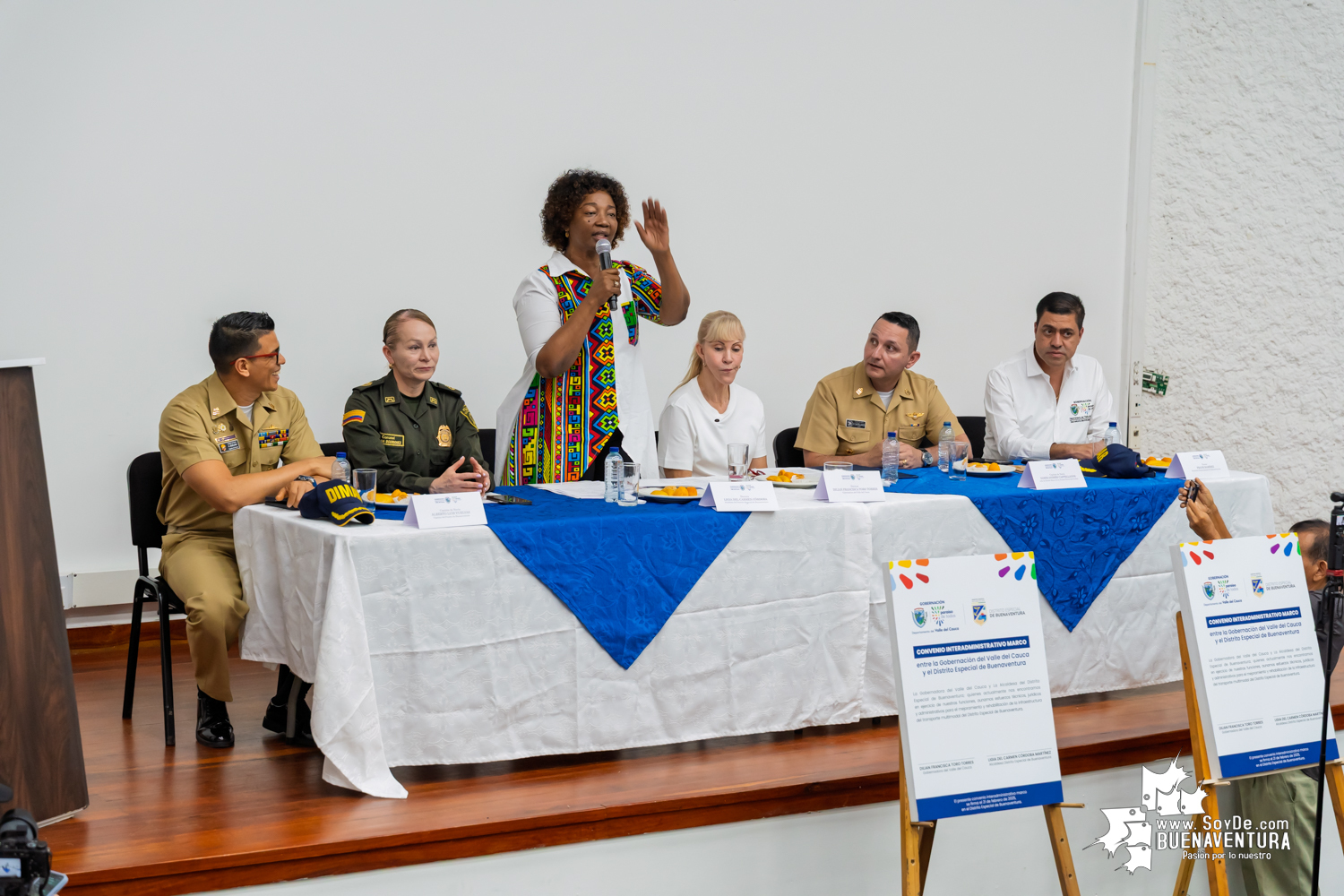 La Alcaldesa Distrital de Buenaventura destaca firma del convenio para construir el nuevo muelle turístico