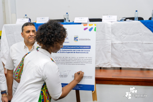 Se firmó el convenio interadministrativo entre la Gobernación del Valle y la Alcaldía Distrital para el nuevo muelle turístico de Buenaventura