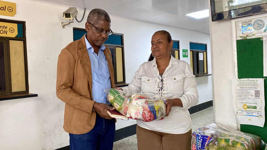La Alcaldía Distrital de Buenaventura refuerza la atención humanitaria y seguridad en Bazán La Bocana