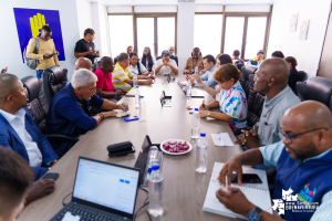 Buenaventura: La Unidad Nacional para la Gestión del Riesgo de Desastres asumió el compromiso para culminar obra del estadio Marino Klinger Salazar 