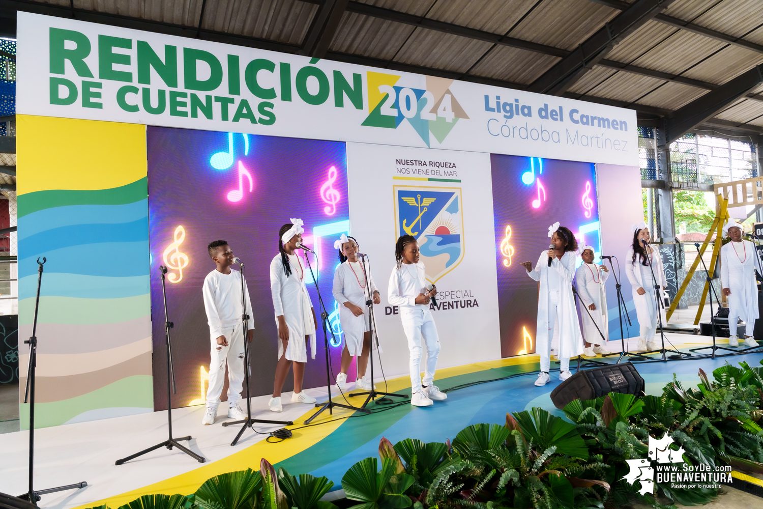 La Alcaldía Distrital de Buenaventura rindió cuentas de la gestión realizada en el 2024 y destaca avances en desarrollo social y económico