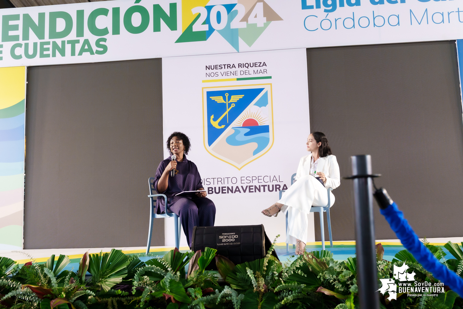 La Alcaldía Distrital de Buenaventura rindió cuentas de la gestión realizada en el 2024 y destaca avances en desarrollo social y económico