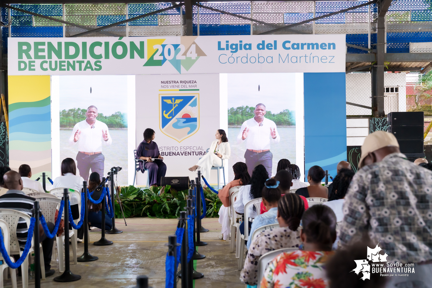 La Alcaldía Distrital de Buenaventura rindió cuentas de la gestión realizada en el 2024 y destaca avances en desarrollo social y económico