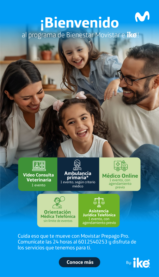 Movistar revoluciona el servicio prepago con asistencia en salud, emergencias y mascotas